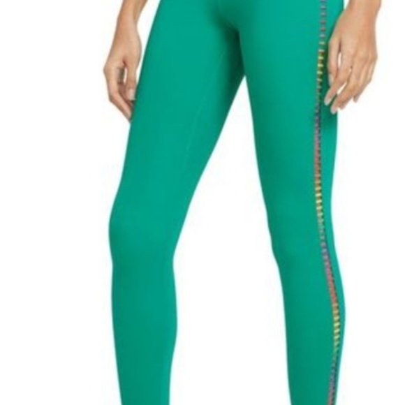 Nike Dry Fit Pull-On Tights Women's Size 2X Green - Picture 1 of 12